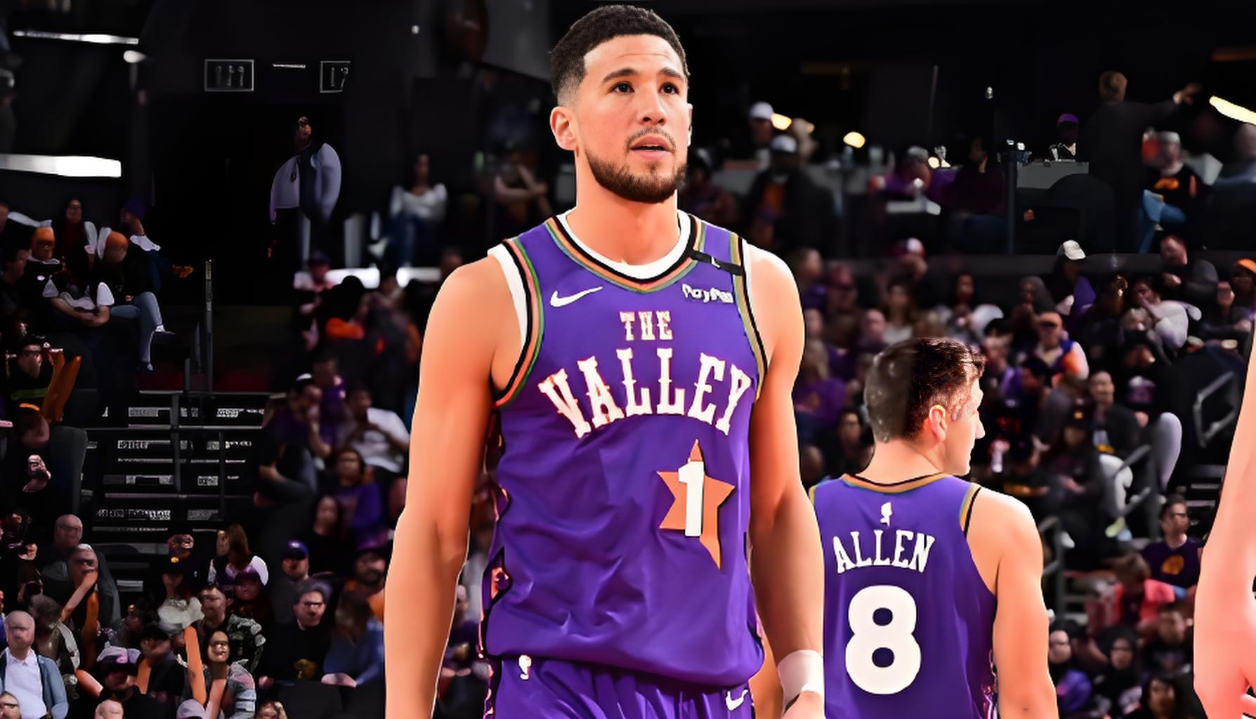 黄蜂力克法国男篮，布克一己之力扛起全队